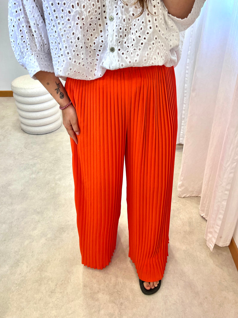 PANTALON AMPLE ORANGE