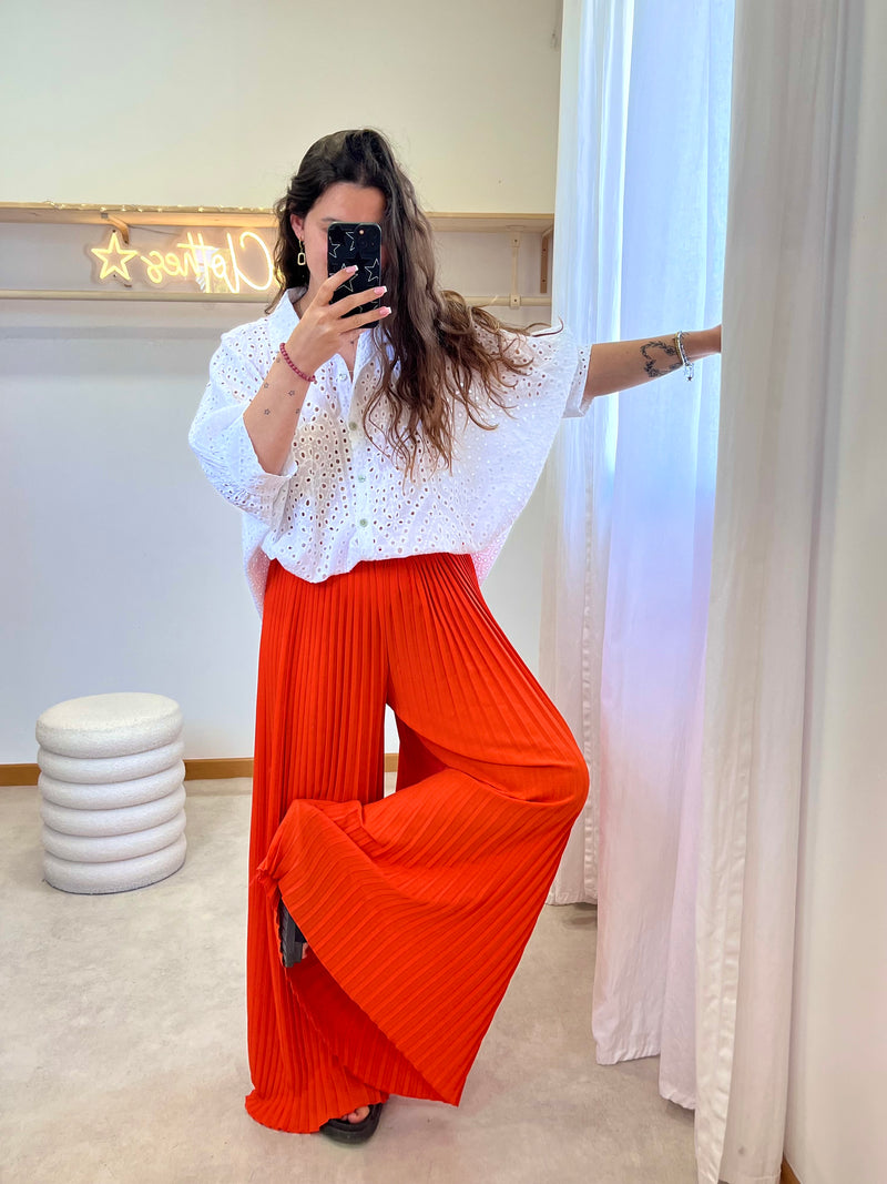 PANTALON AMPLE ORANGE