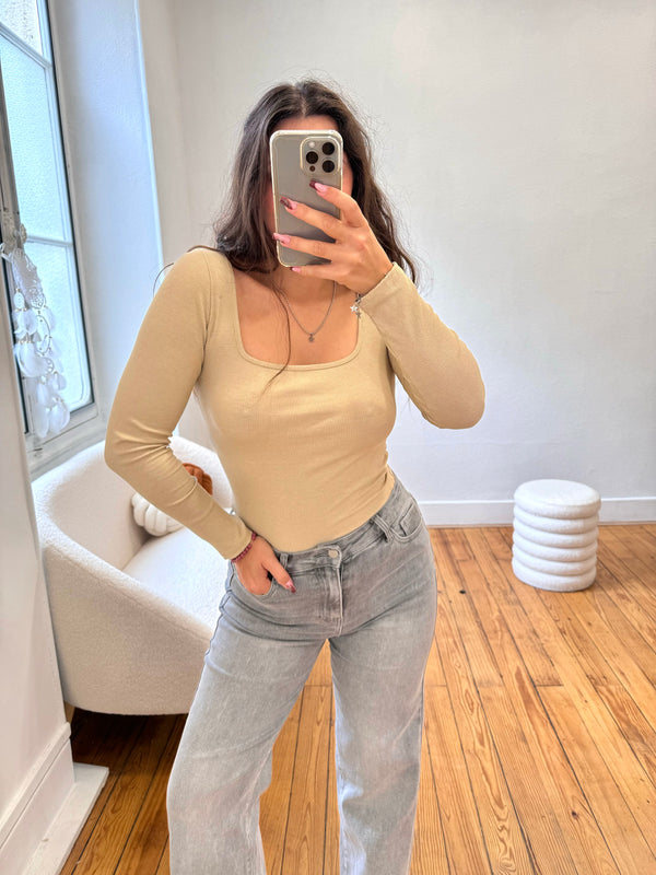 TOP ZOÉ BEIGE