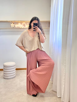 PANTALON AMPLE ROSE