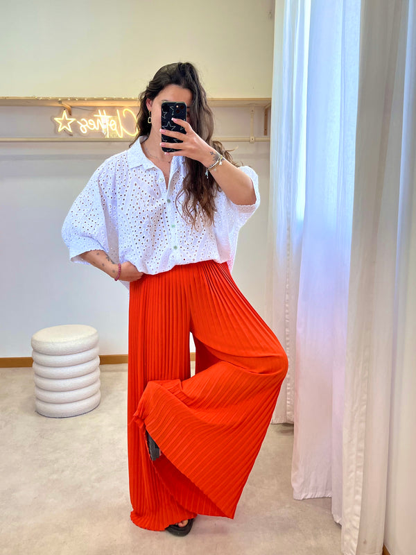 PANTALON AMPLE ORANGE