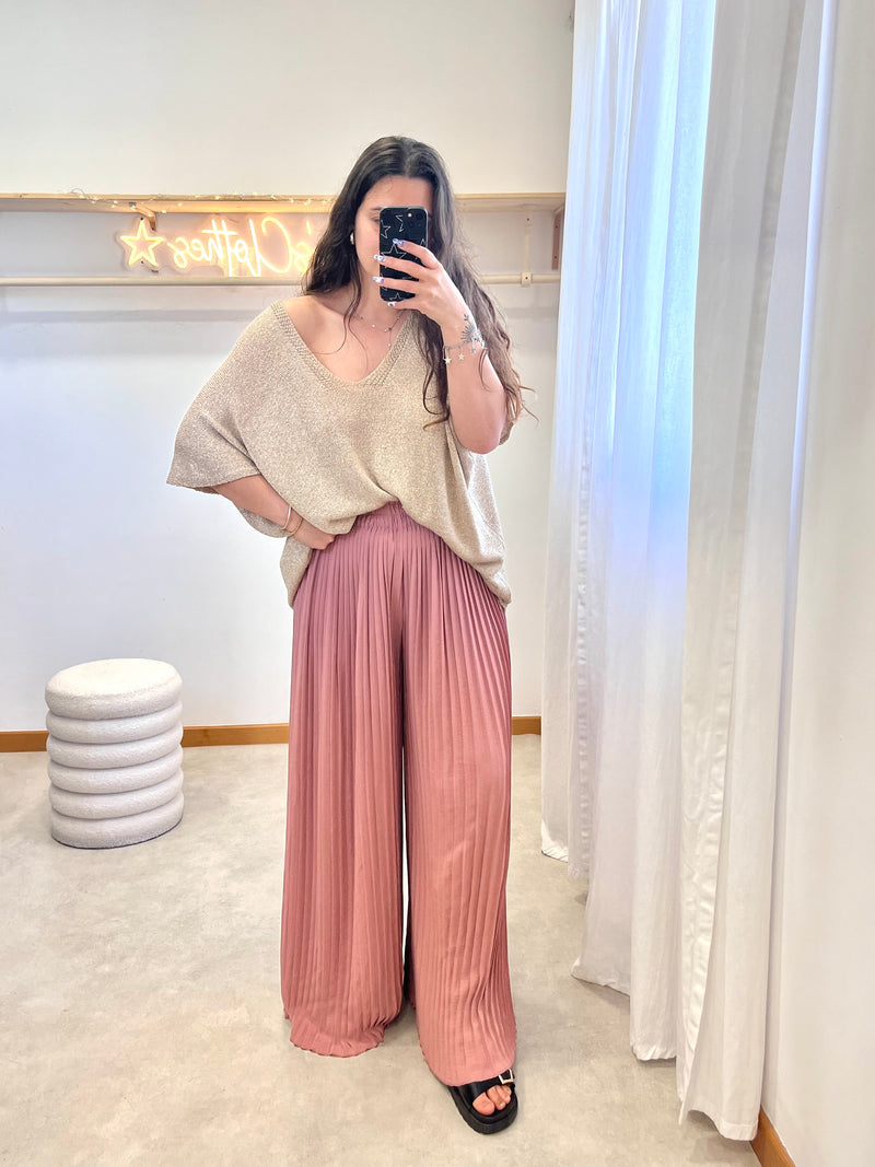 PANTALON AMPLE ROSE