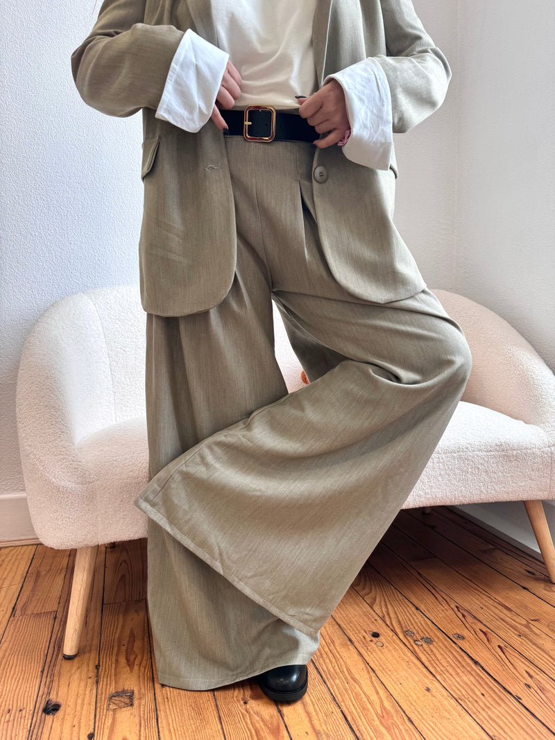 PANTALON TAILLEUR AVEC CEINTURE